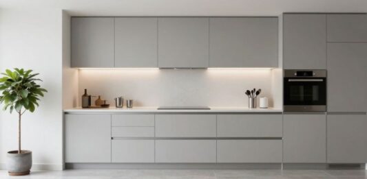 Cuisine minimaliste : moins d’objets Cuisine minimaliste moins d'objets